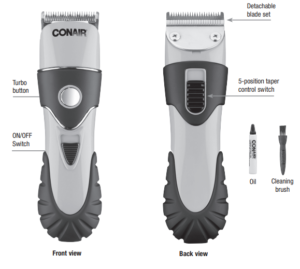 CONAIR HCT45N No Slip Grip Trimmer User Guide-fig-9