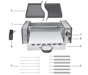 Cuisinart GC-15- Compact- Grill- Centro-fig-1