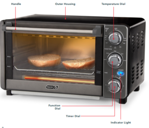 DASH DETO2000 Express Toaster Oven-fig-1