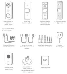 Eufy Video Doorbell -2K- Wired-fig-1